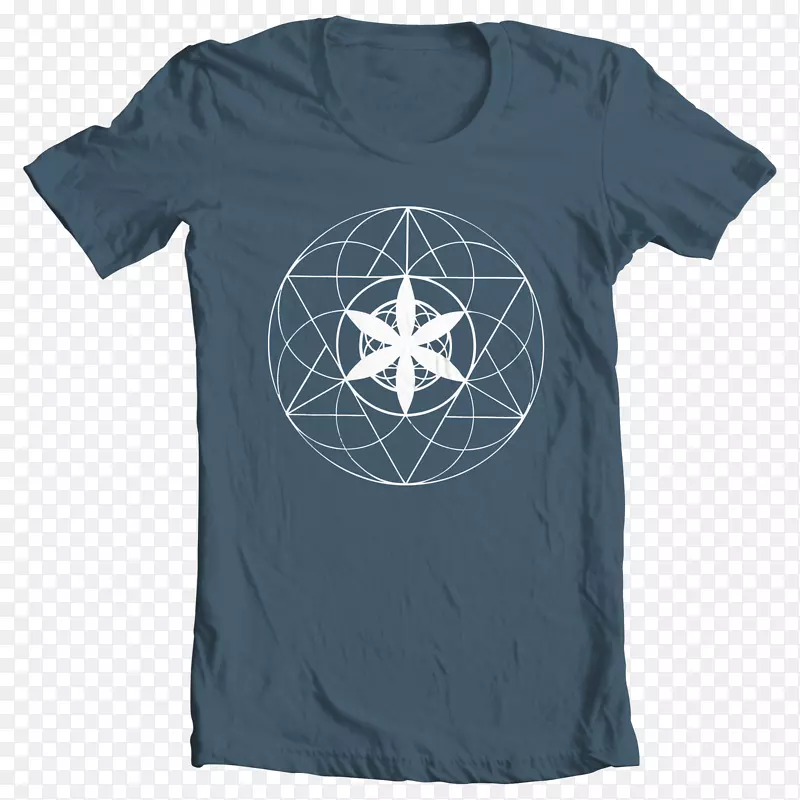 Themysera t恤奇迹女人流浪的心衣服-神圣的几何学