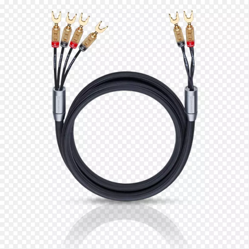 Oehlbach rca音频/电话电缆扬声器电线高端音频电缆rca连接器