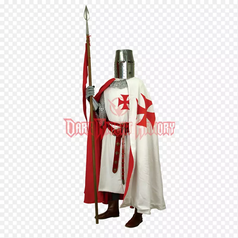 中世纪十字军骑士圣殿骑士