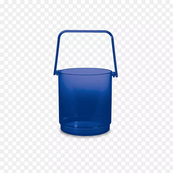 水瓶塑料钴蓝色盖子