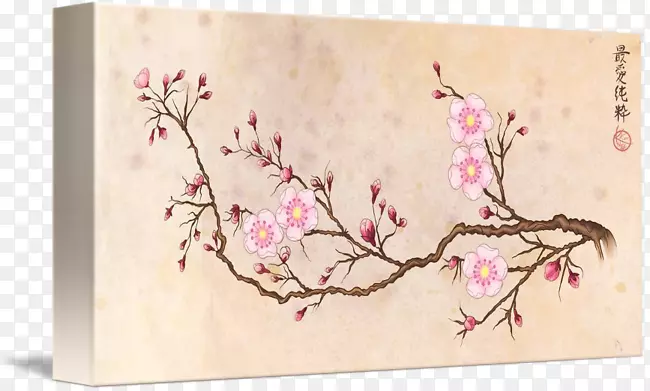 樱花花艺设计作品-樱花枝