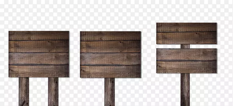 木刻方向、位置或指示标志.木制标签