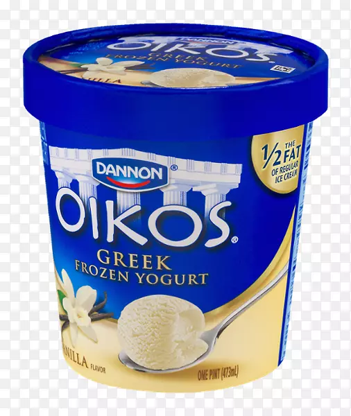 冰淇淋冷冻酸奶希腊菜酸奶乳酪