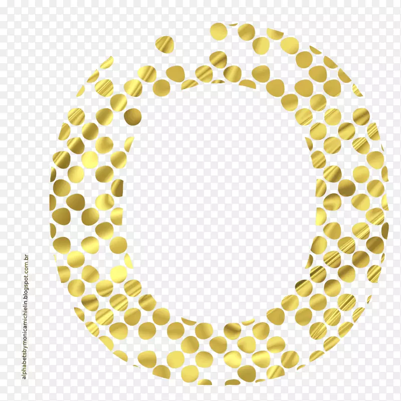 字母表莫妮卡身体珠宝字体-黄金魔法