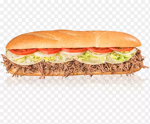潜水艇三明治鲑鱼汉堡烤牛肉博卡迪略牛排三明治-烤牛排