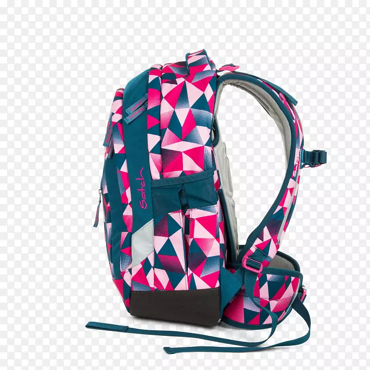 萨奇圆滑的背包4你基本的jampac zaino 47厘米菠萝萨奇包粉红色的背包