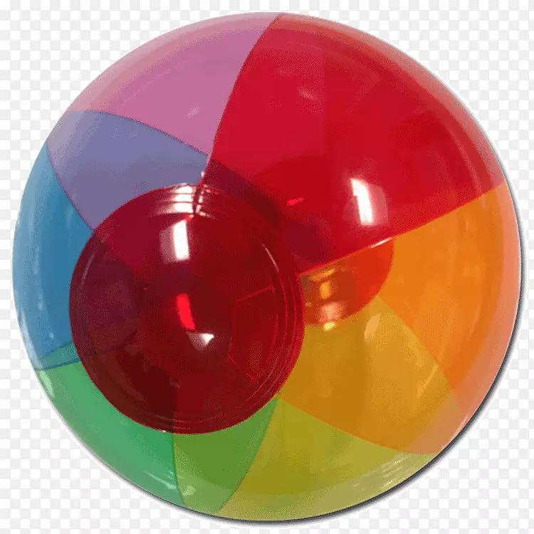 沙滩球透明度和半透明色球