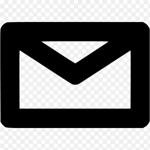 电脑图标电子邮件地址剪贴画黑色图标