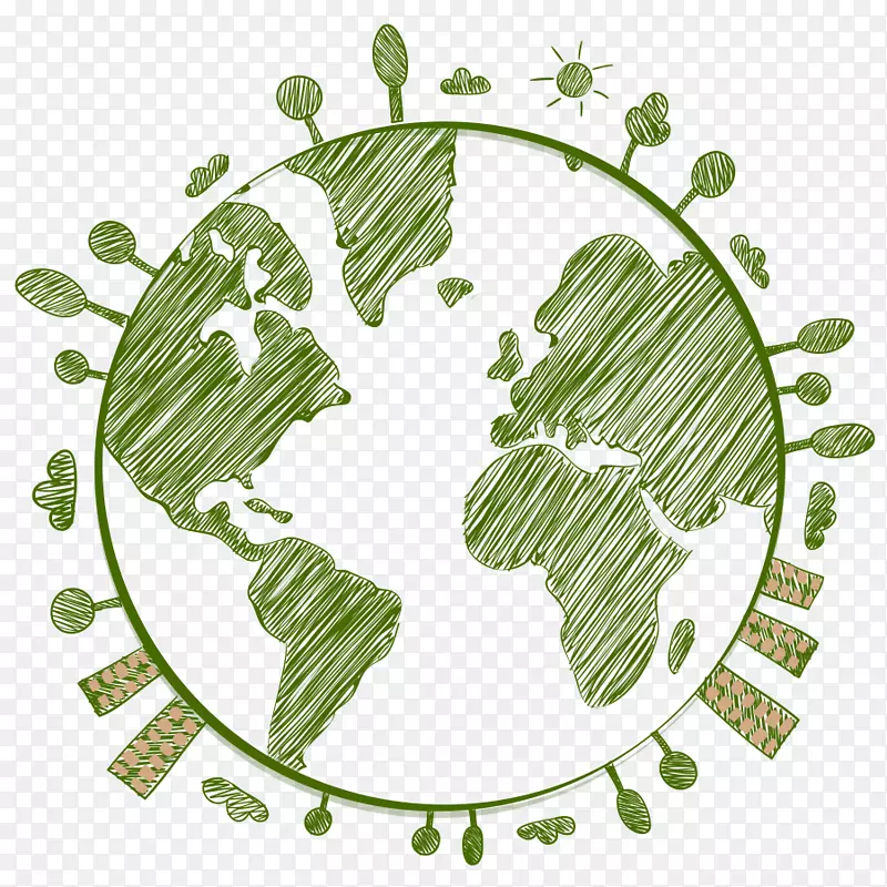 自然环境保护世界环境日地球环境影响评估-自然制图