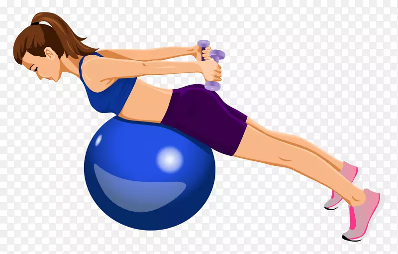 运动球瑜伽和普拉提垫子药丸-腹部脂肪