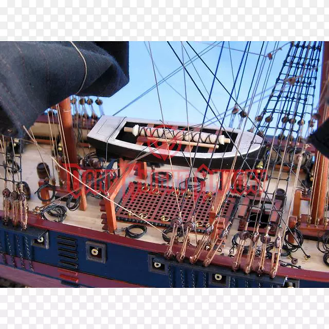 帆船模型海盗冒险厨房-加勒比海盗船
