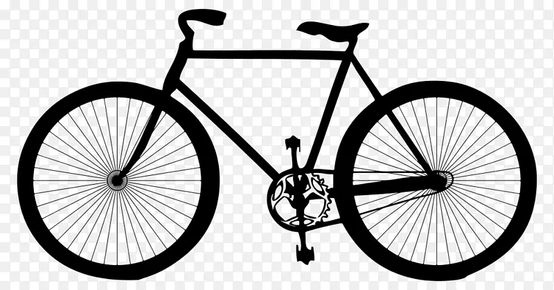 自行车剪贴画.自行车水彩