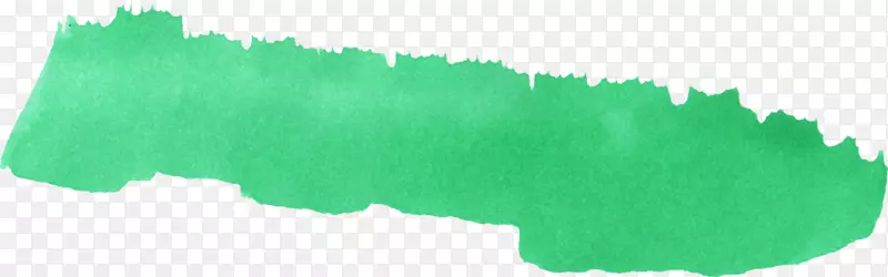 水彩画绿水彩笔