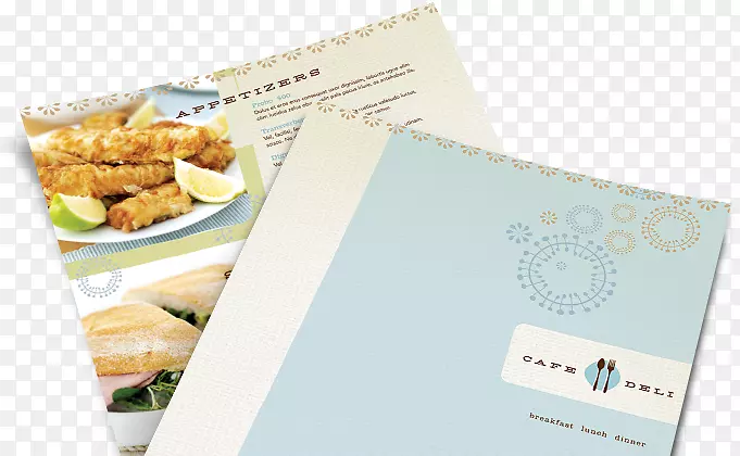 食品配方海报-三折模板