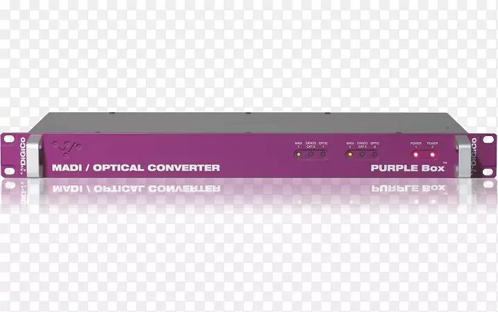 电子音频功率放大器洋红立体声音响紫色盒
