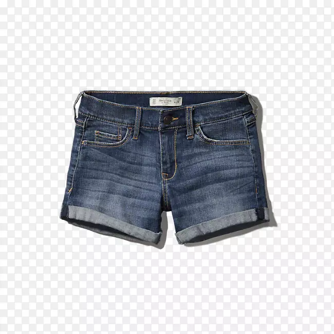 百慕大短裤牛仔布牛仔裤-女式裤子