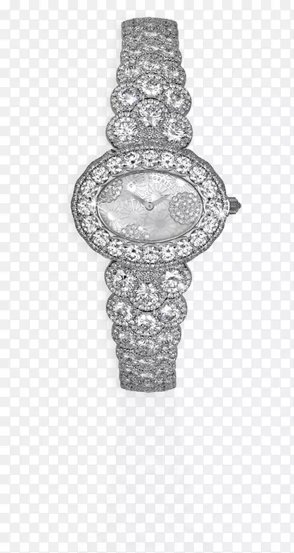 金钻石体珠宝首饰钻石手表