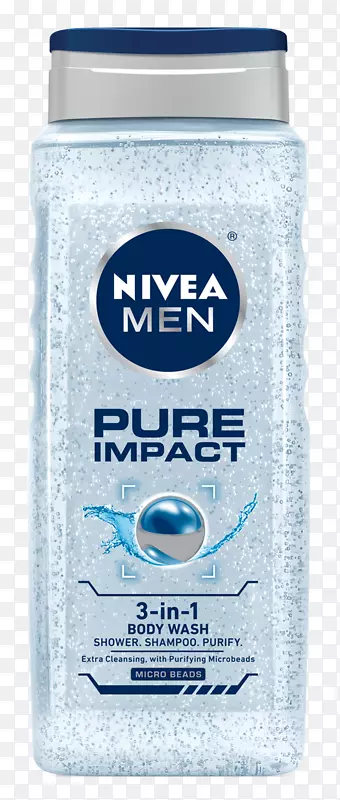 尼维雅男士喜欢洗发水，纯正的头皮屑淋浴，凝胶，除臭剂，沐浴剂-凝胶。