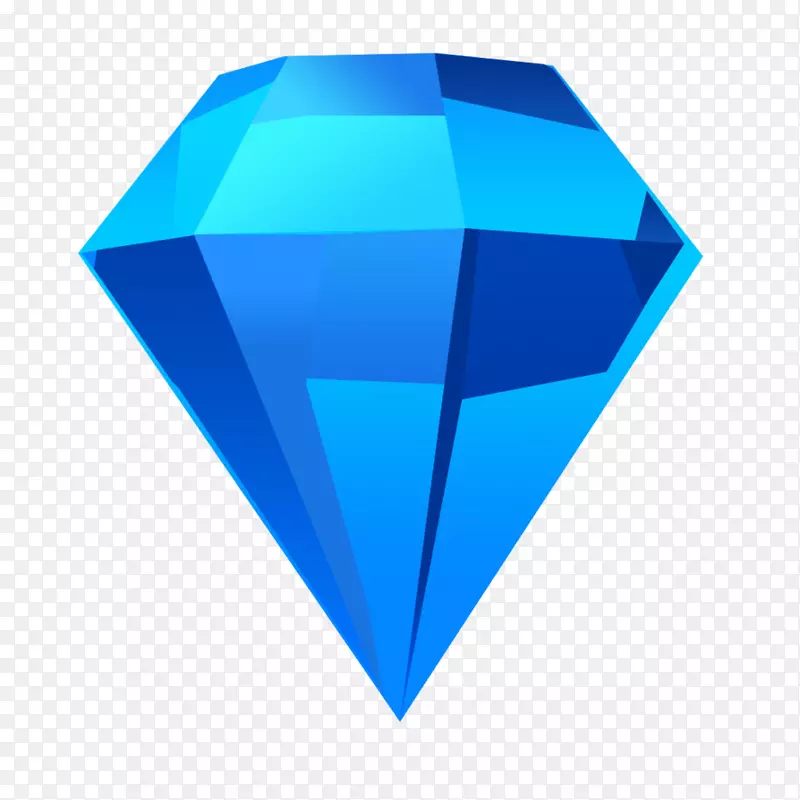 宝石钻石电脑图标-蓝色宝石