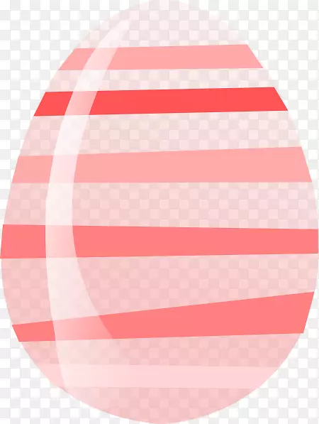 复活节无彩蛋剪贴画-粉红色条纹
