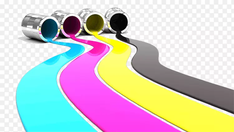 彩色模型印刷复印机油墨-CMYK颜色
