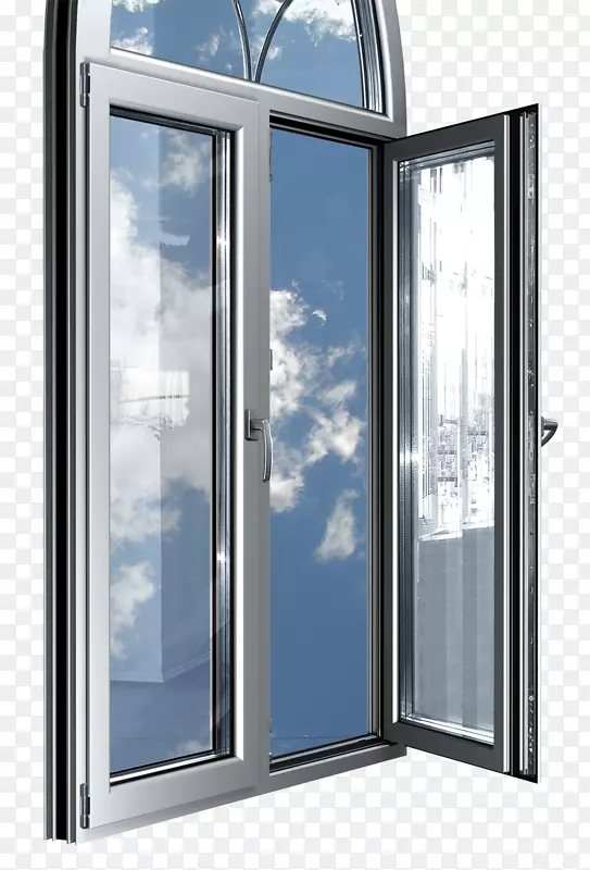 窗玻璃铝门正面铝门