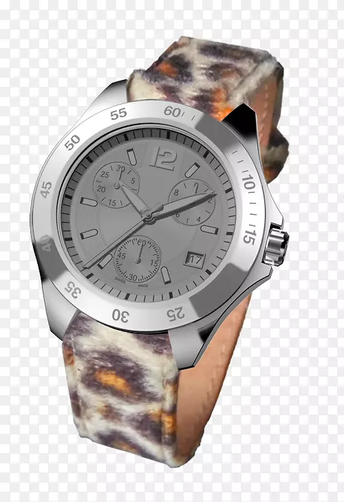 手表瑞士制造121次品牌富士豹皮