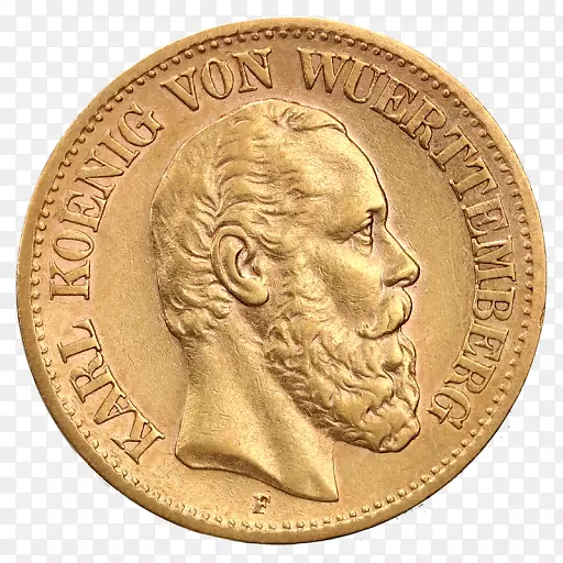 金币铜制卡尔斯鲁厄奖章-卡尔马克