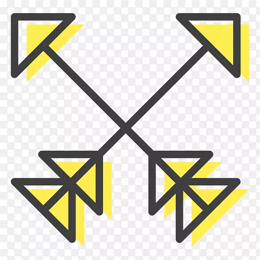 计算机图标符号字母箭头图