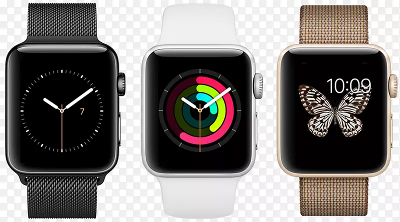 苹果手表系列3苹果手表系列2不锈钢手表图标