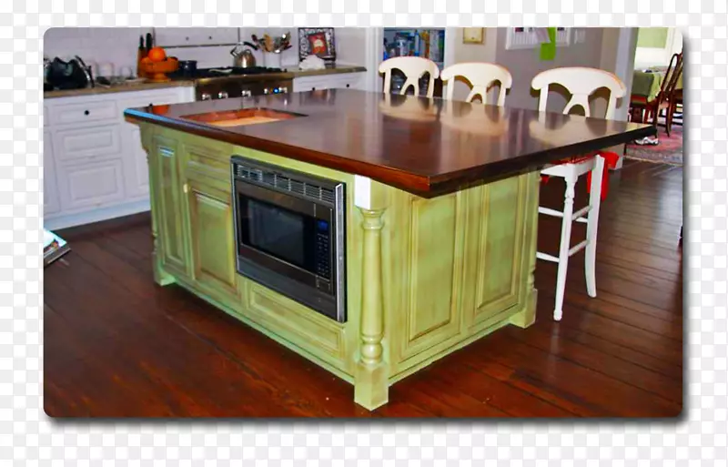 木材染色硬木地板厨房家具