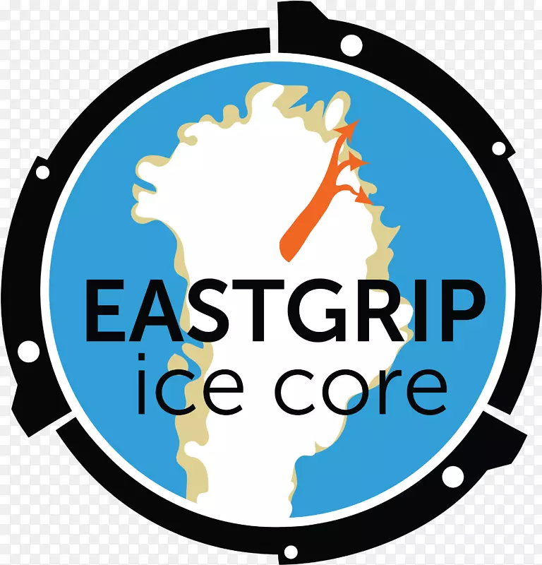 格陵兰冰芯项目哥本哈根格陵兰冰盖大学东格陵兰冰芯工程剪贴画-印刷标志