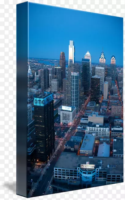 摩天大楼，大都市区，天际线，城市景观，高层建筑-费城天际线