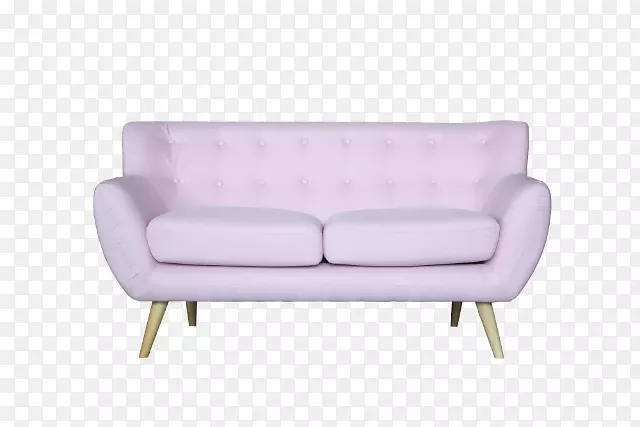 沙发床沙发舒适扶手-粉红色沙发