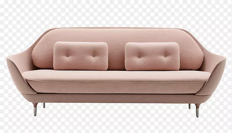 沙发Fritz Hansen家具天鹅椅-粉红色沙发