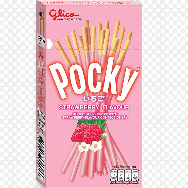 Pocky巧克力饼干Ezaki Glico公司亚洲超市-小草莓