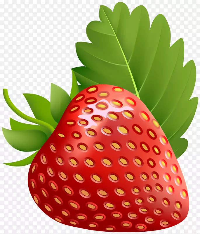 草莓果夹艺术-草莓PNG