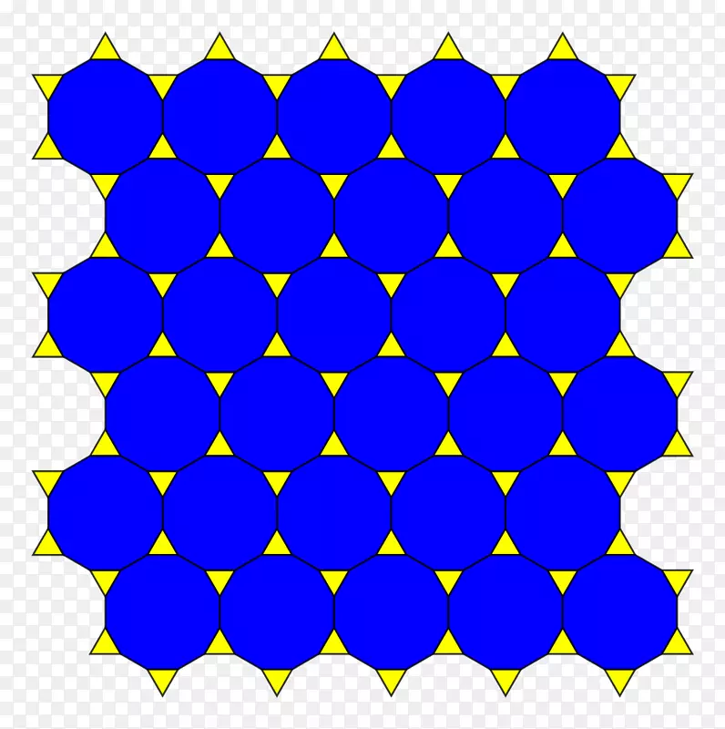 角十二角截断六角形瓷砖镶嵌角