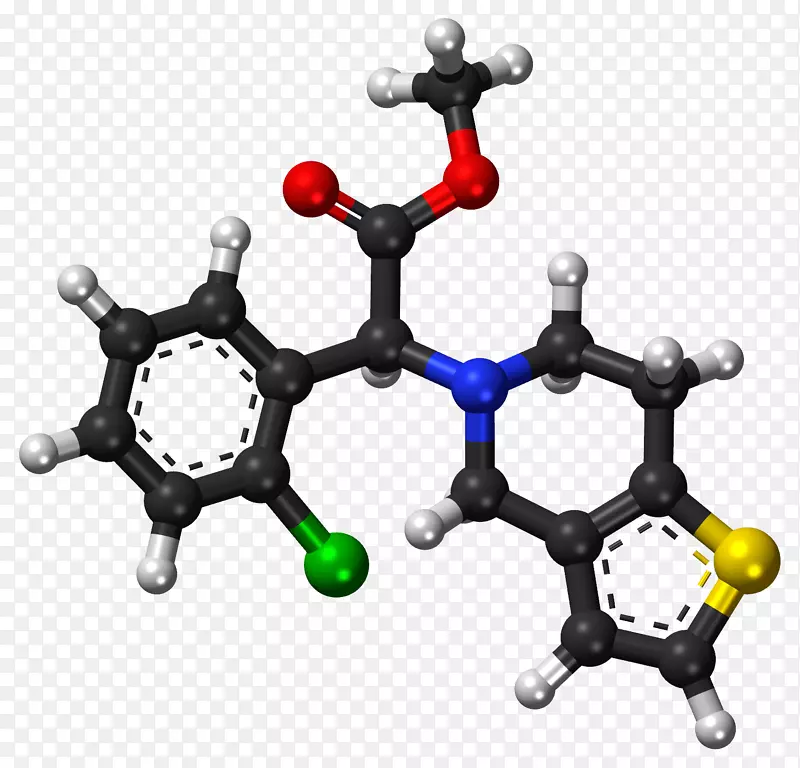 球棒模型芹菜板分子氯吡格雷直接xa抑制剂-阳嘉江