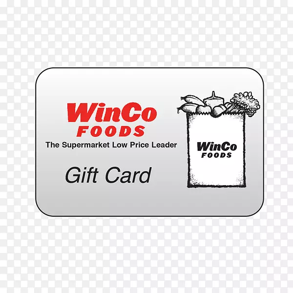 品牌矩形WinCo食品字体