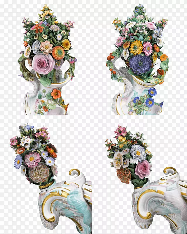 花卉设计梅森瓷花束切花瓷盘