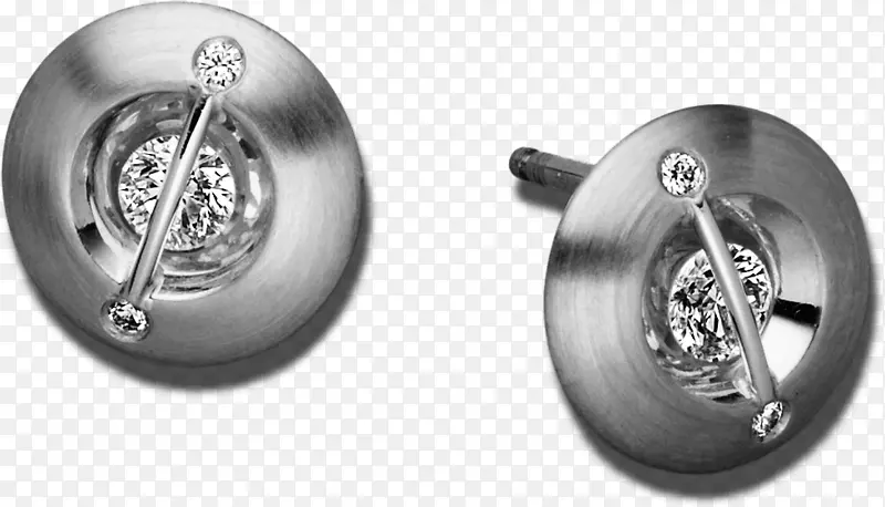 轮式耳环工业设计银器设计