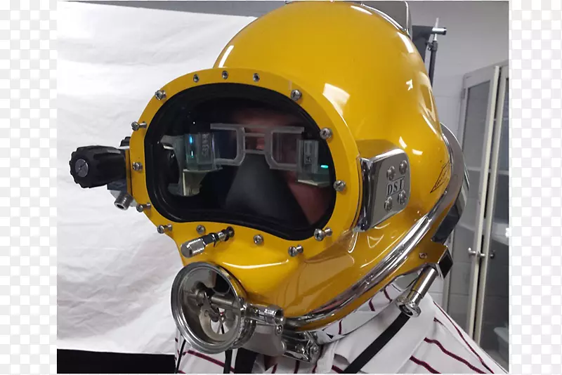 潜水头盔水下潜水美国海军水肺潜水头部显示器