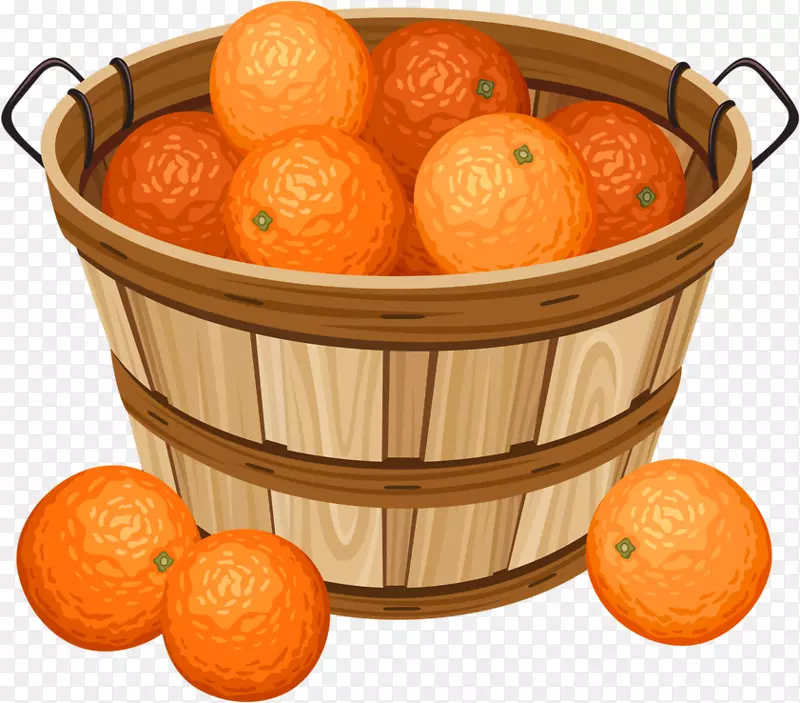篮橙色绘图夹艺术-橙色
