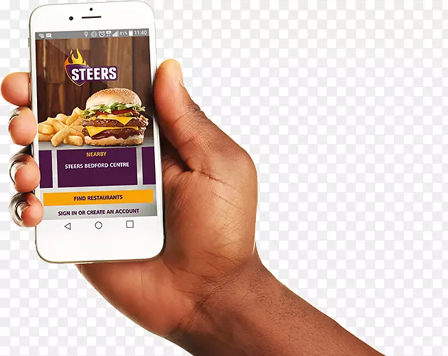 智能手机操控苹果iphone 8和博克斯堡餐厅-网上订餐