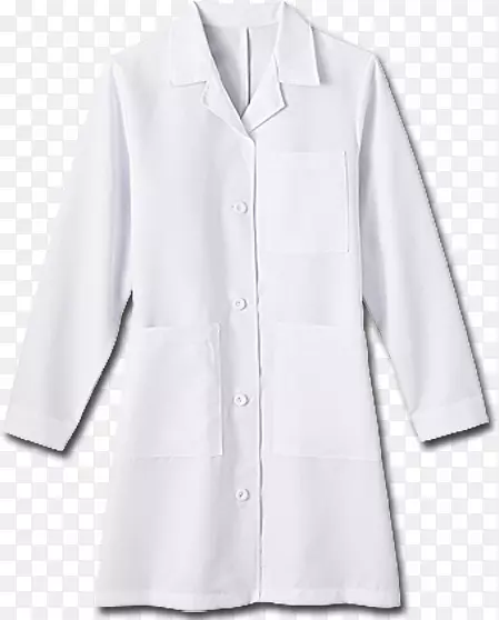 实验室工作服衬衫领袖白白大衣