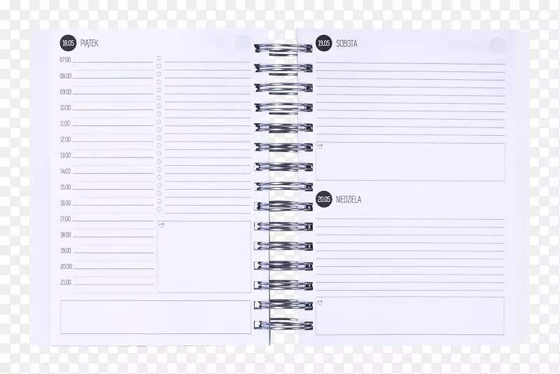 纸质笔记本-每日计划