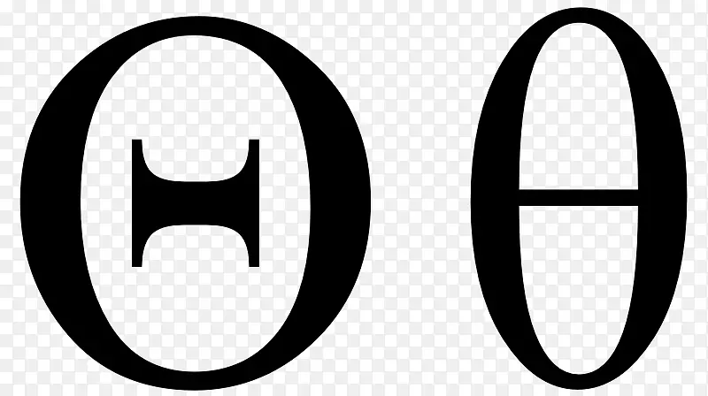 西塔希腊字母Phi符号-德尔塔西格玛θ