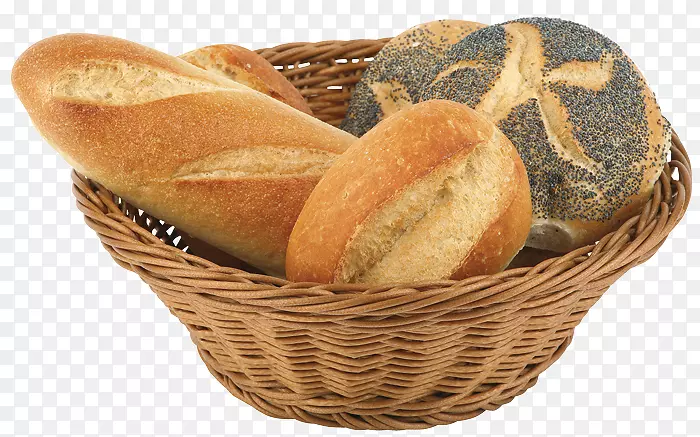 自助餐篮餐厅餐具面包-新鲜面包