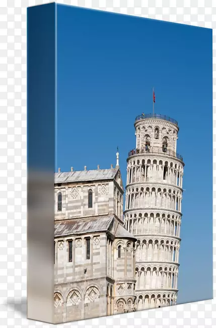 比萨中世纪建筑斜塔